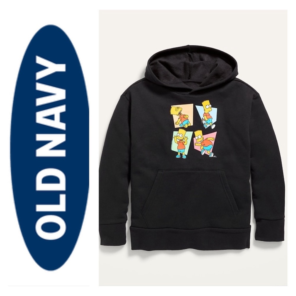 The Simpsons - Bart Simpson Toddler Hoodie in Black